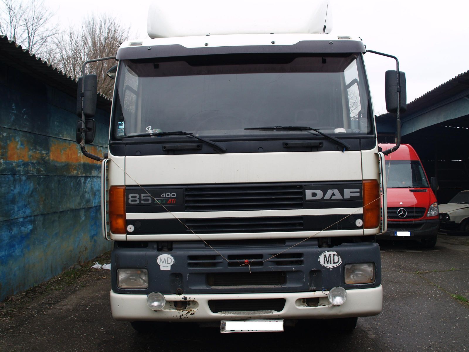 camion furat DAF frontiera