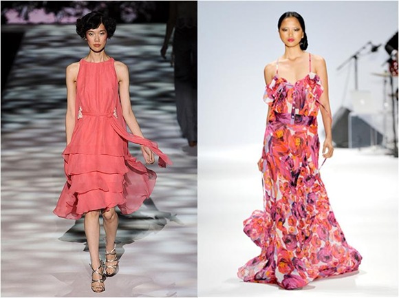 roz rochie trend estival culori