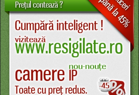 Anunt Imagine - Camere IP ieftine pe Resigilate.ro
