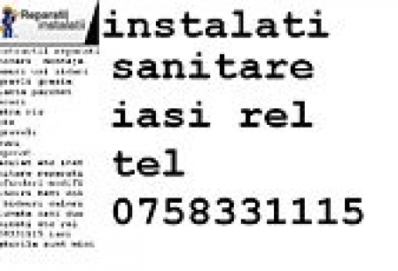 Anunt Imagine - instalatori  sanitari   iasi