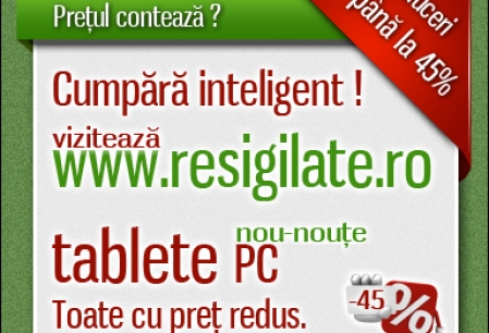 Anunt Imagine - Tablete PC ieftine pe Resigilate.ro