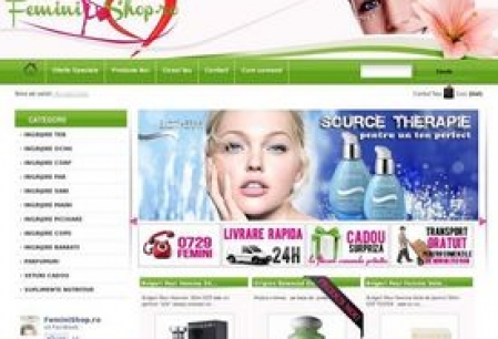 Anunt Imagine - Magazin online de produse cosmetice si infrumusetare - FeminiShop.ro